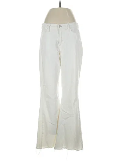 Pre-owned Frame Jeans In Ivory