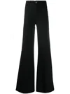 Frame Le Palazzo Crop Jeans In Slow Days In Multicolor