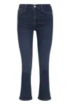Frame 5-pocket Straight-leg Jeans In Navy