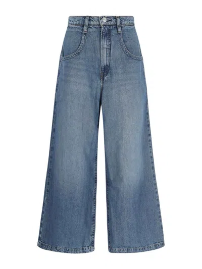 Frame Jeans Palazzo In Blue