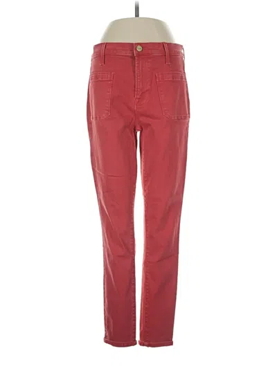 Pre-owned Frame Jeans In Red