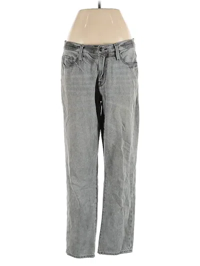 Pre-owned Frame Jeans In Silver