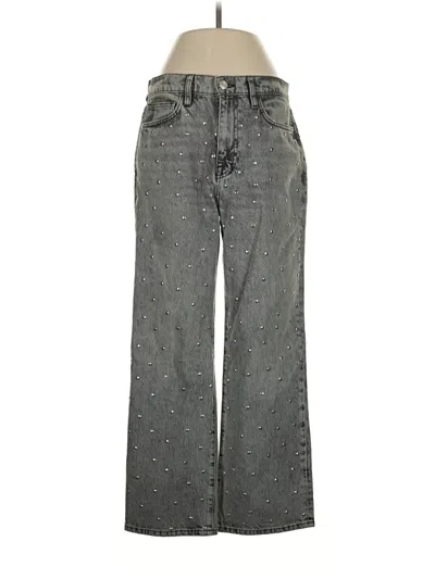 Pre-owned Frame Jeans In Silver