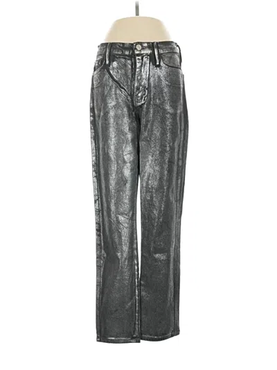 Pre-owned Frame Jeans In Silver