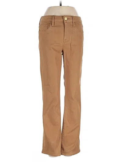 Pre-owned Frame Jeans In Tan