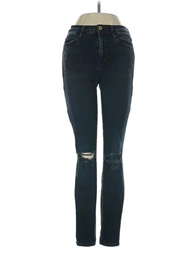 Pre-owned Frame Jeans In Teal