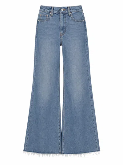 Frame Blue Jeans In Regenerative Cotton.