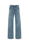 Frame Le Pixie Slim Palazzo High-rise Wide-leg Stretch Jeans In Blue
