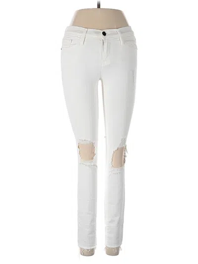 Pre-owned Frame Jeans In White