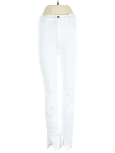 Pre-owned Frame Jeans In White