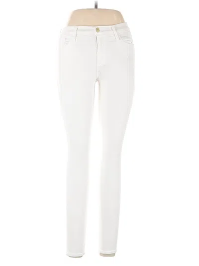 Pre-owned Frame Jeans In White