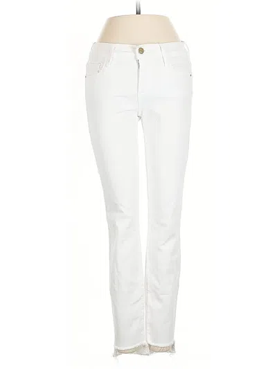 Pre-owned Frame Jeans In White