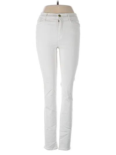 Pre-owned Frame Jeans In White
