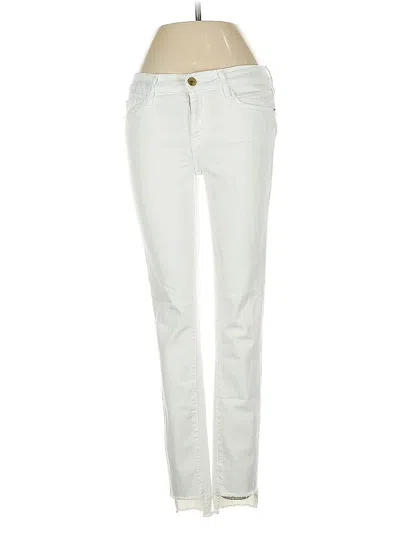 Pre-owned Frame Jeans In White