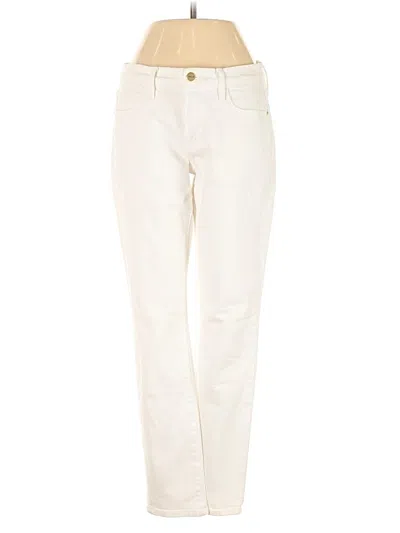 Pre-owned Frame Jeans In White