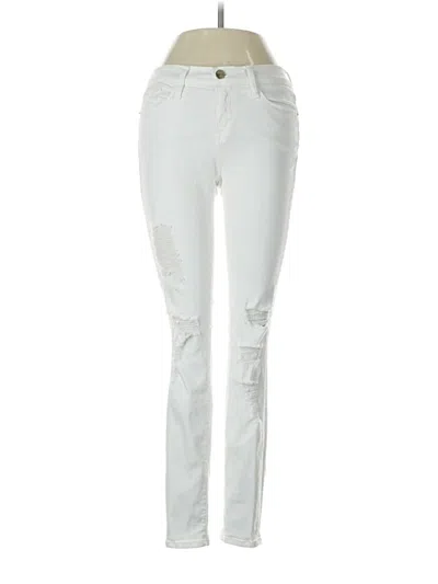 Pre-owned Frame Jeans In White