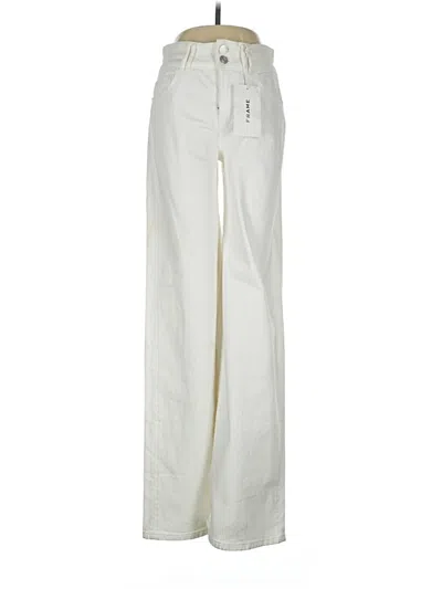 Pre-owned Frame Jeans In White