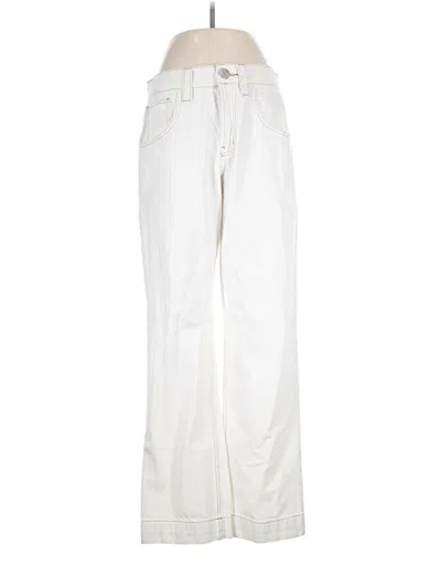 Pre-owned Frame Jeans In White