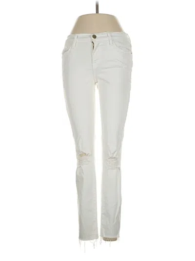 Pre-owned Frame Jeans In White