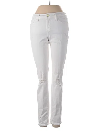 Pre-owned Frame Jeans In White