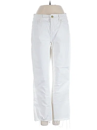Pre-owned Frame Jeans In White