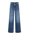 Frame Jeans With Belt Loops In Blue