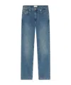 Frame The Straight Stonewashed Jeans In Blue