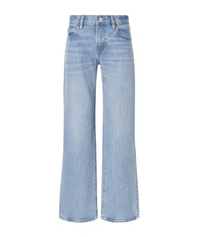 Frame The Lowkey Low-rise Straight-leg Jeans In Blue