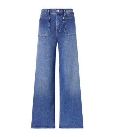 Frame Le Slim Palazzo High-rise Wide-leg Jeans In Blue