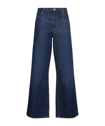 Frame Jeans With Belt Loops In Blue