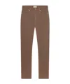 Frame Jeans With Belt Loops In Brown