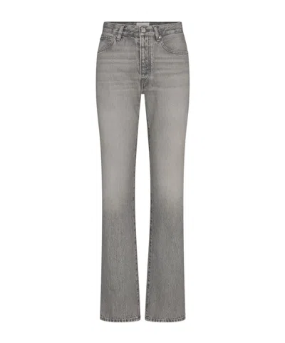 Frame Jeans With Belt Loops In Gray