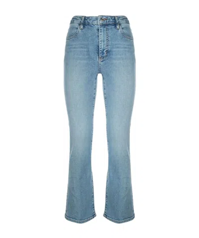 Frame Jeans With Belt Loops In Light Blue