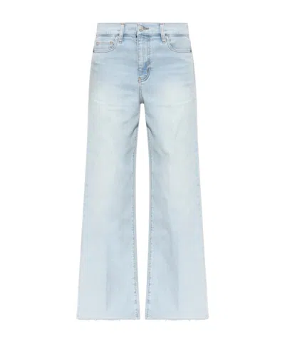 FRAME RAW-CUT FLARED JEANS