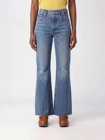 Frame Jeans Woman Color Blue