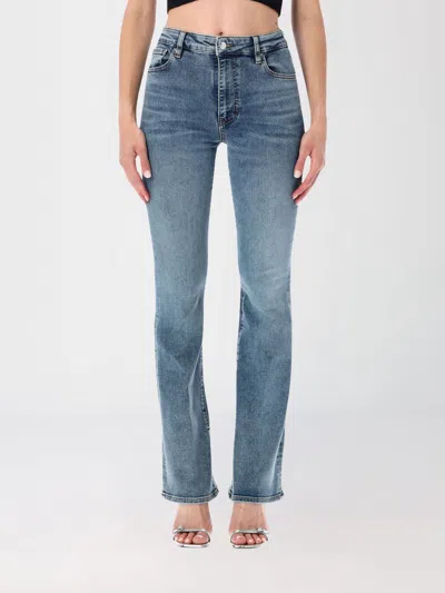 Frame Jeans Woman Color Denim In Blue