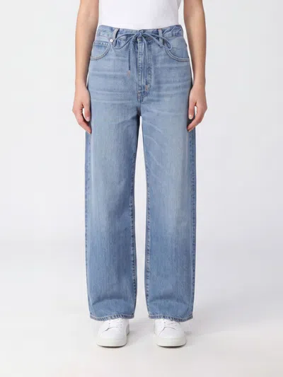 Frame Jeans Woman Color Blue