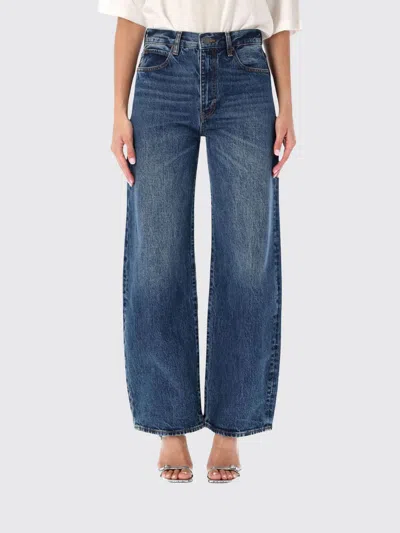 Frame Jeans Woman Color Blue In 蓝色
