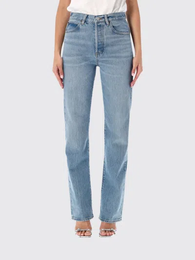 Frame Jeans Woman Color Denim In 牛仔布