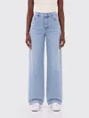 Frame Wide-leg Denim Jeans In Blue