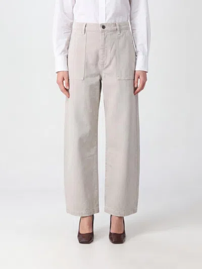 Frame Jeans Woman Color Grey In Neutral