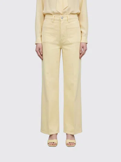 Frame Jeans Woman Color Yellow