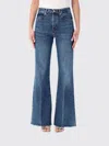 Frame Straight-leg Jeans With Mid-rise Waist And Timeless Silhouette In Blue