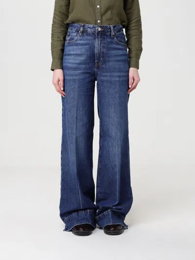 Frame Jeans  Woman Color Denim In Blue