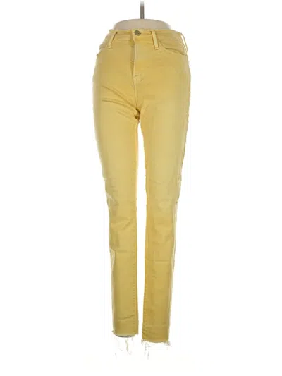 Pre-owned Frame Jeans In Yellow