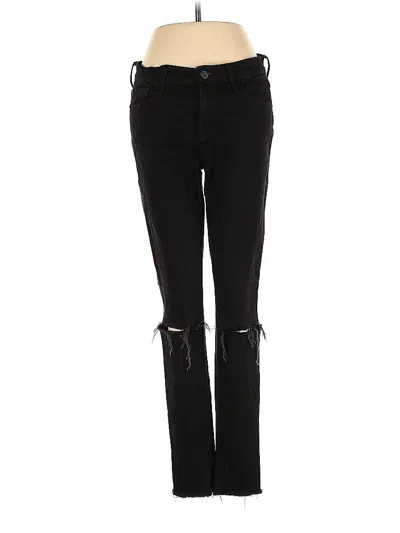 Pre-owned Frame Jeggings In Black