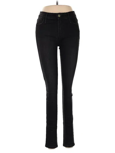 Pre-owned Frame Jeggings In Black