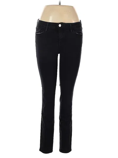 Pre-owned Frame Jeggings In Black
