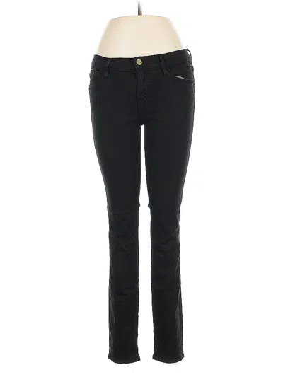 Pre-owned Frame Jeggings In Black