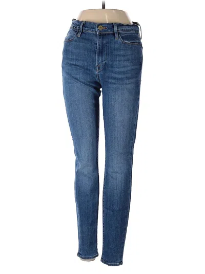 Pre-owned Frame Jeggings In Blue